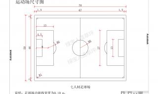 足球场地标准尺寸长宽