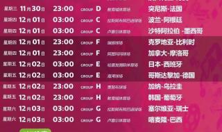 女足世界杯2019时间赛程